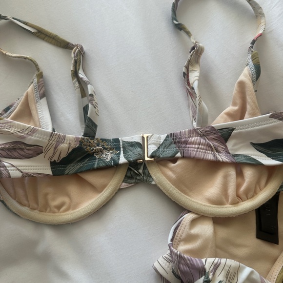 Vici Floral Tie Waist Bikini Small - Picture 6 of 6